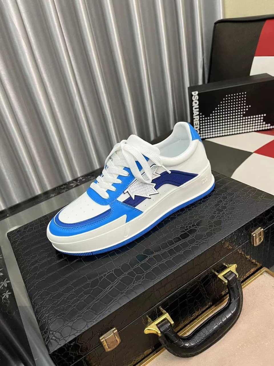 Dsquared Canadian leather sneakers - Blue