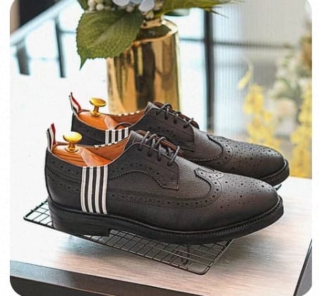 Men's Brown Leather Longwing Brogue